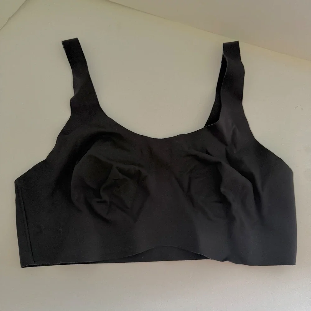 Knix Evolution Bra Black Wireless Seamless Comfort Bralette Size Large L